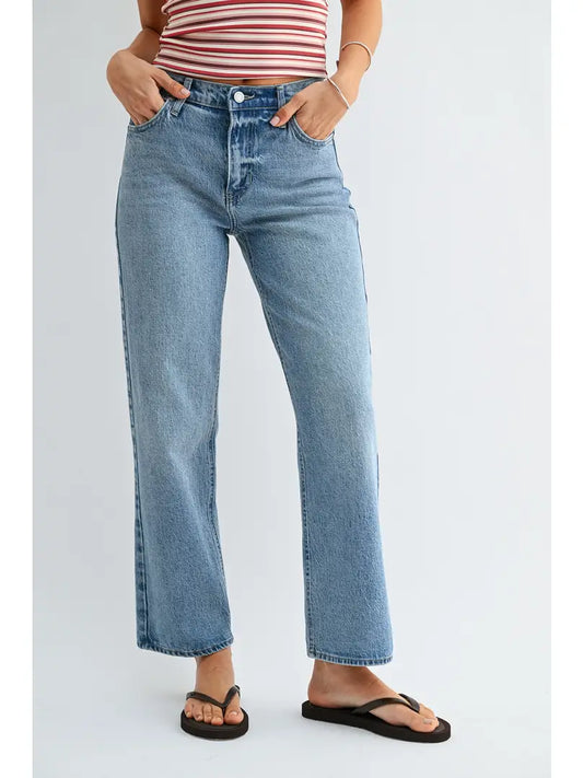 Classic Straight Leg In Light Denim