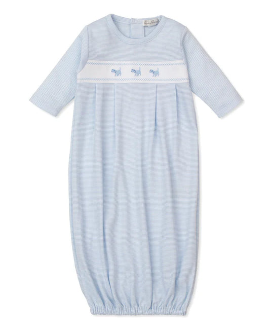 Classic Treasures Puppy Blue Stripe Sack