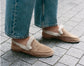Dolce Vita Cloey Plush Loafers in Light Brown Seude