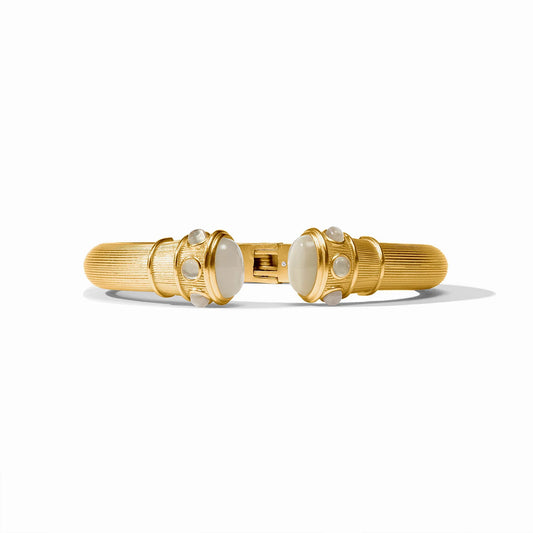 Julie Vos Cobblestone Demi Cuff Ivory Cat's Eye