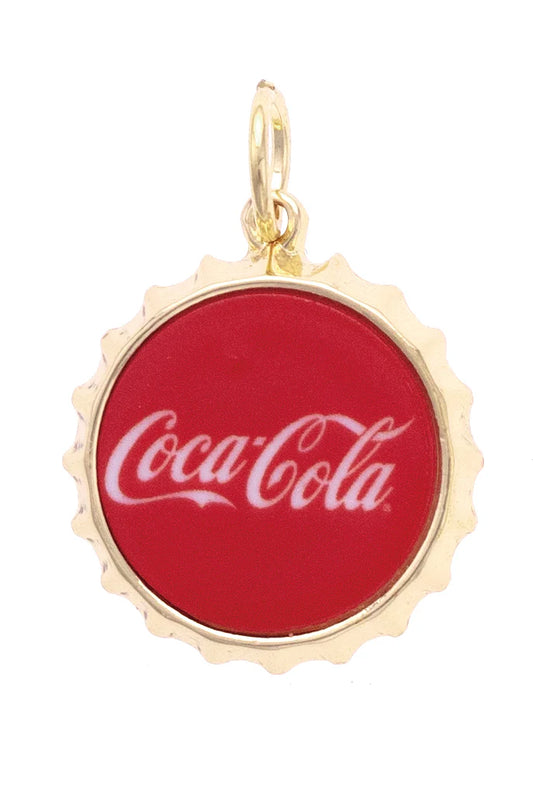 Coca-Cola Bottle Cap Charm in Red