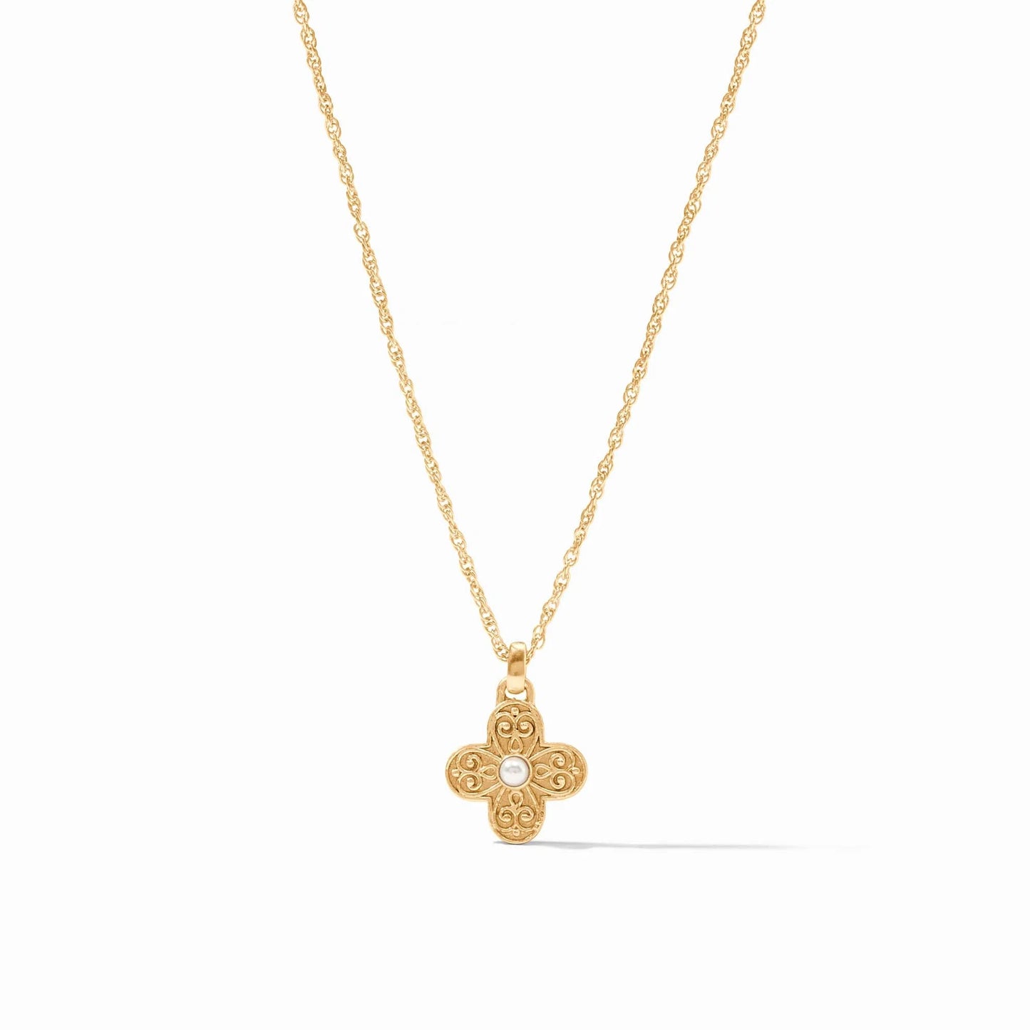 Julie Vos Malta Corinth Delicate Necklace Pearl
