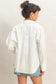 Button Up Poplin Shirt In White