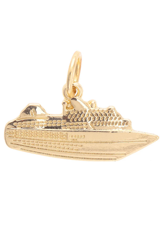 Cruiseline Charm in Shiny Gold
