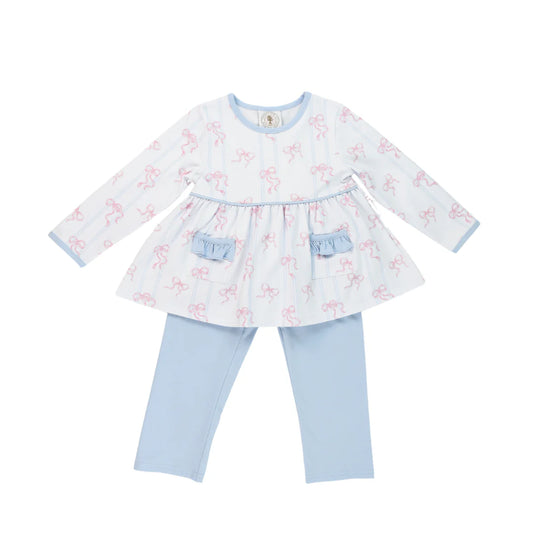 Cypress Row Bowtiful Girls Londyn Legging Set