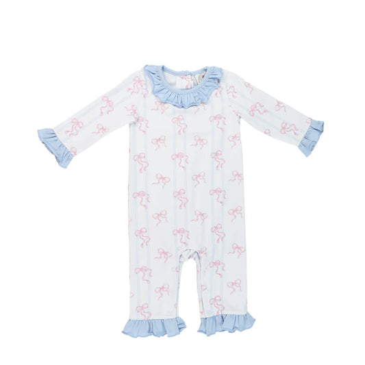 Cypress Row Bowtiful Girls Riley Romper