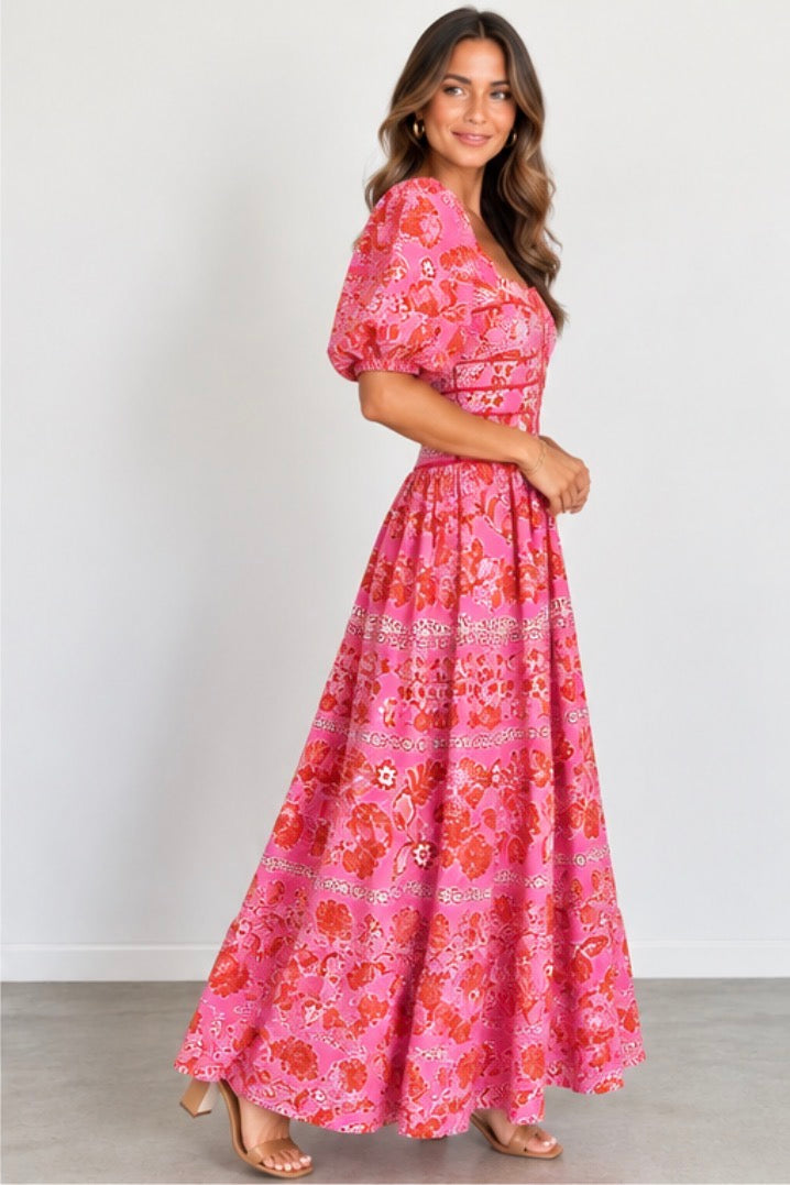 The Magnolia Mae Puff Sleeve Dress