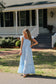 Caroline Maxi In Baby Blue