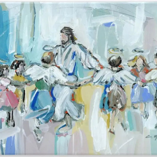 Chelsea McShane Dancing with Jesus Canvas 8x10