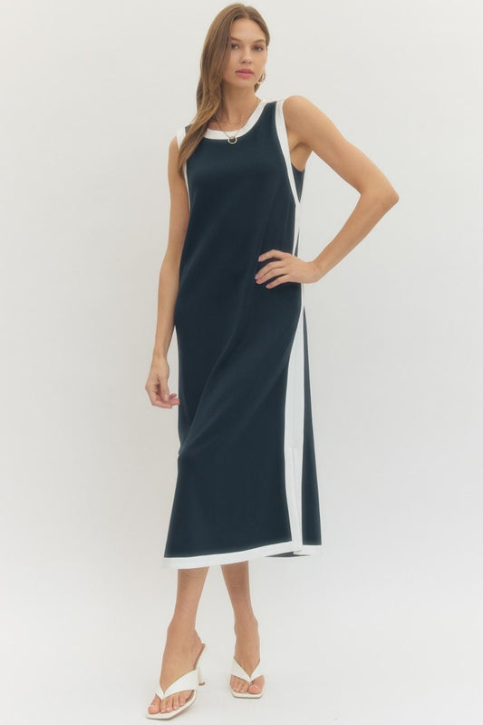 Day Date Midi In Navy