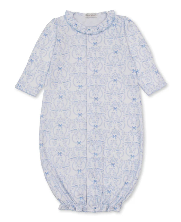 Kissy Kissy Delicate Blooming Bows Blue Convertible Gown In Blue