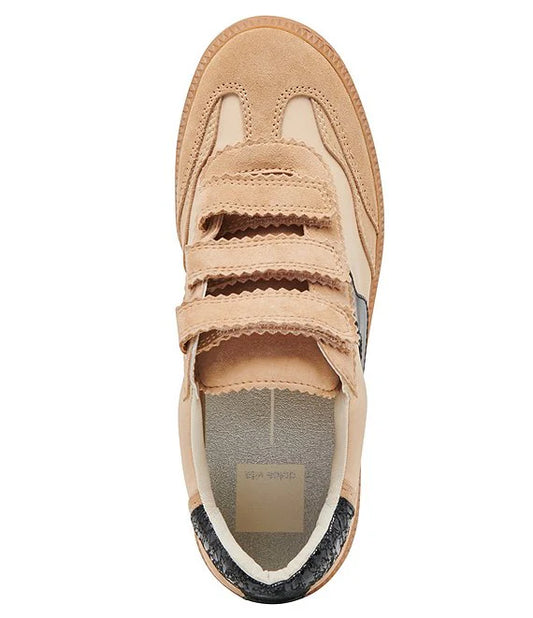 Dolce Vita Notice Velcro Sneaker In Tan