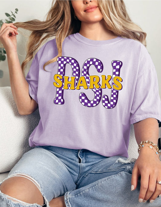 Port Saint Joe Shark Shirt in Orchid