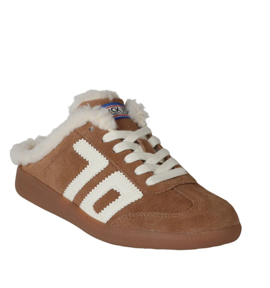 Back 70 Easter FL in Tabacco White Backless Sneaker