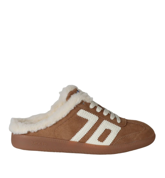 Back 70 Easter FL in Tabacco White Backless Sneaker