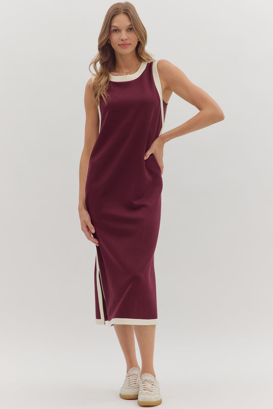 Day Date Midi In Merlot