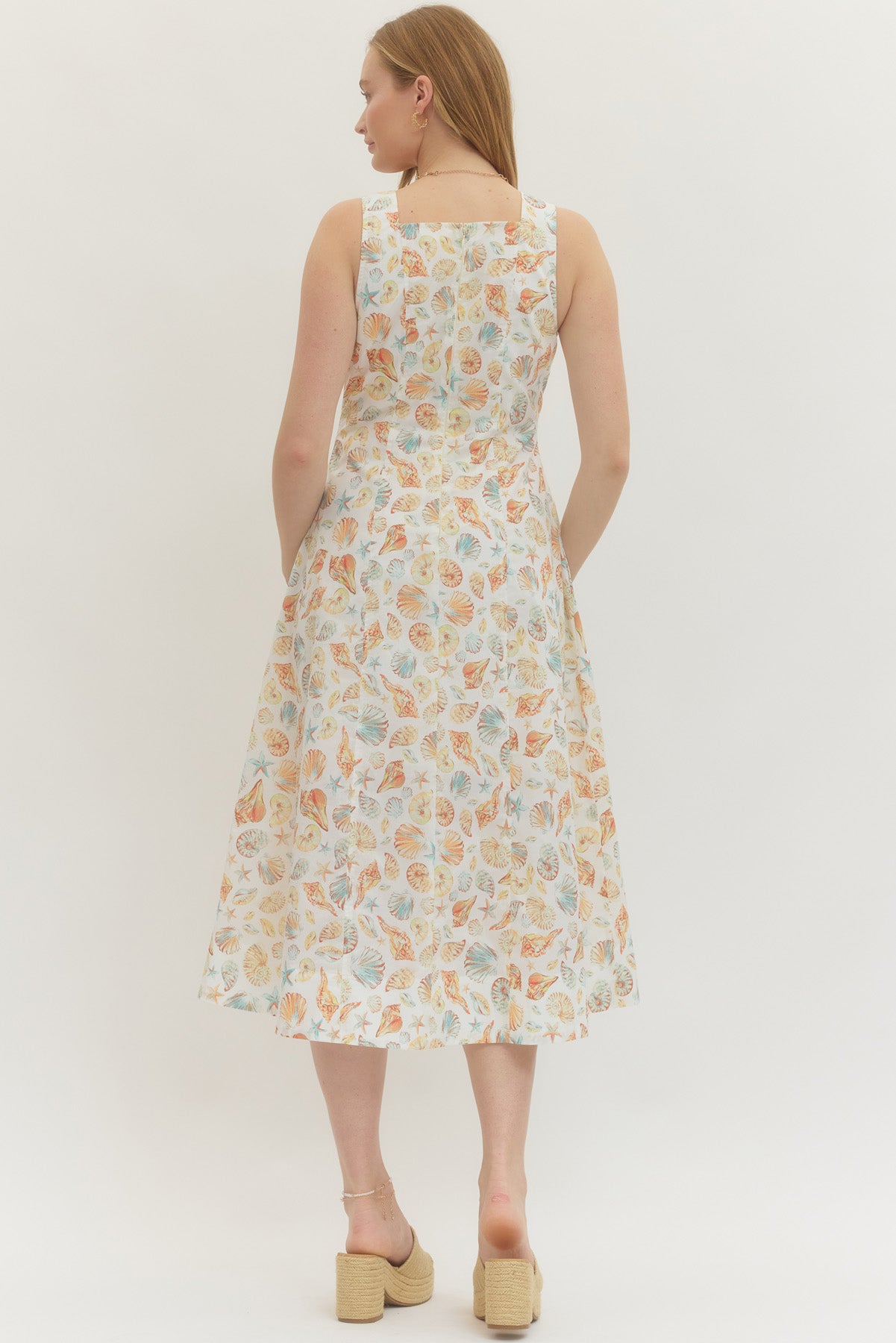 Seashell Shore Midi Dress