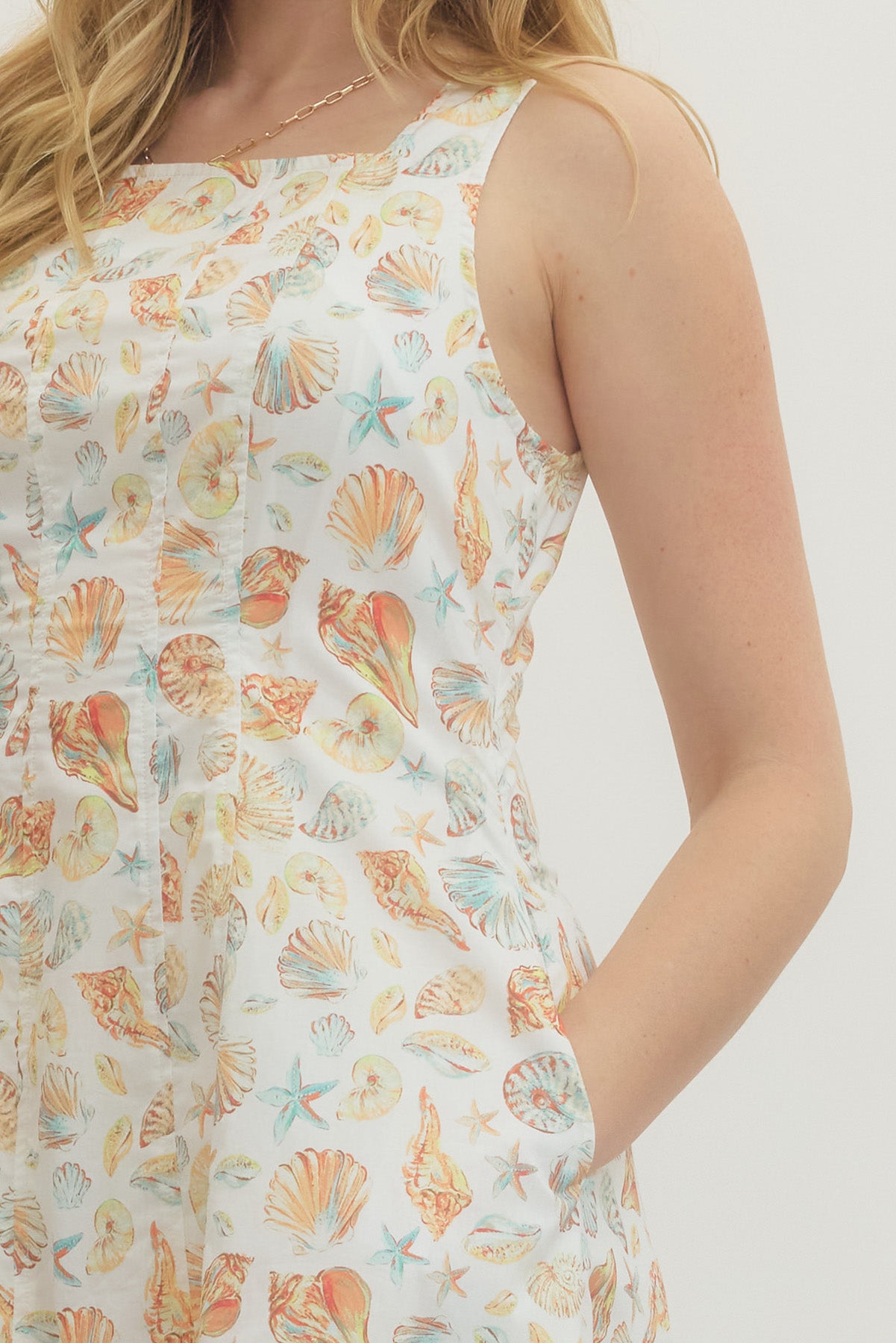 Seashell Shore Midi Dress