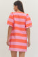 Sunset Stripe Mini Dress