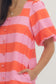 Sunset Stripe Mini Dress