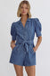 Denim & Diamonds Romper in Medium