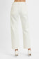 Ella Tummy Control Mid Rise Straight Jean In Cream