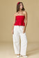 Ellie Strapless Knit Peplum Top