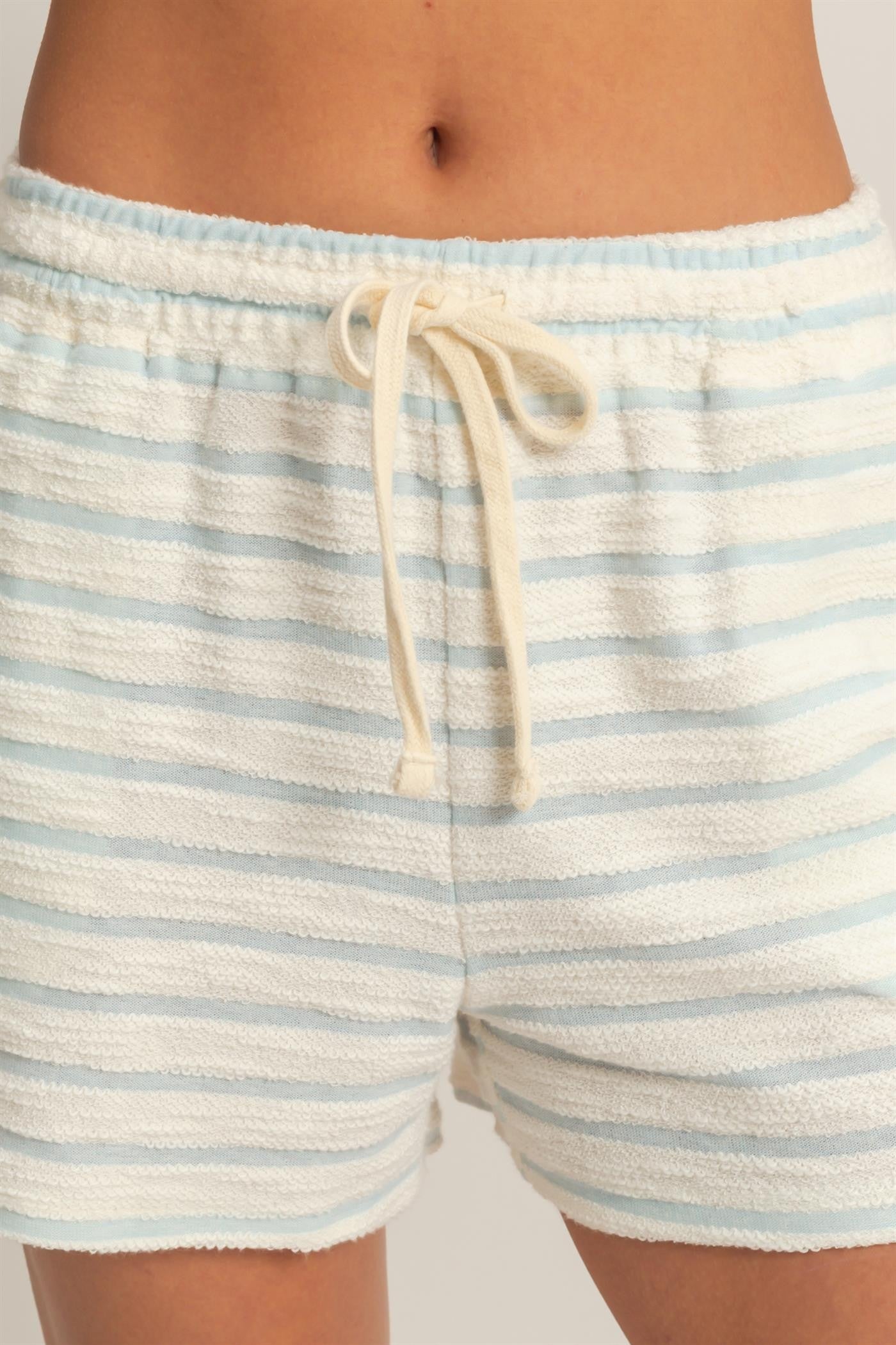 Embrace Cozy Short Set In Baby Blue