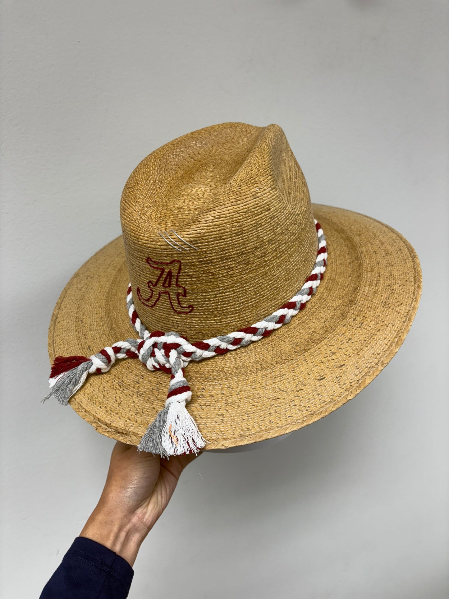 Tipsy Threads Alabama Natural Palm Hat