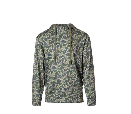 Fieldstone Youth Camo Backwoods Performance Hoodie Shirt