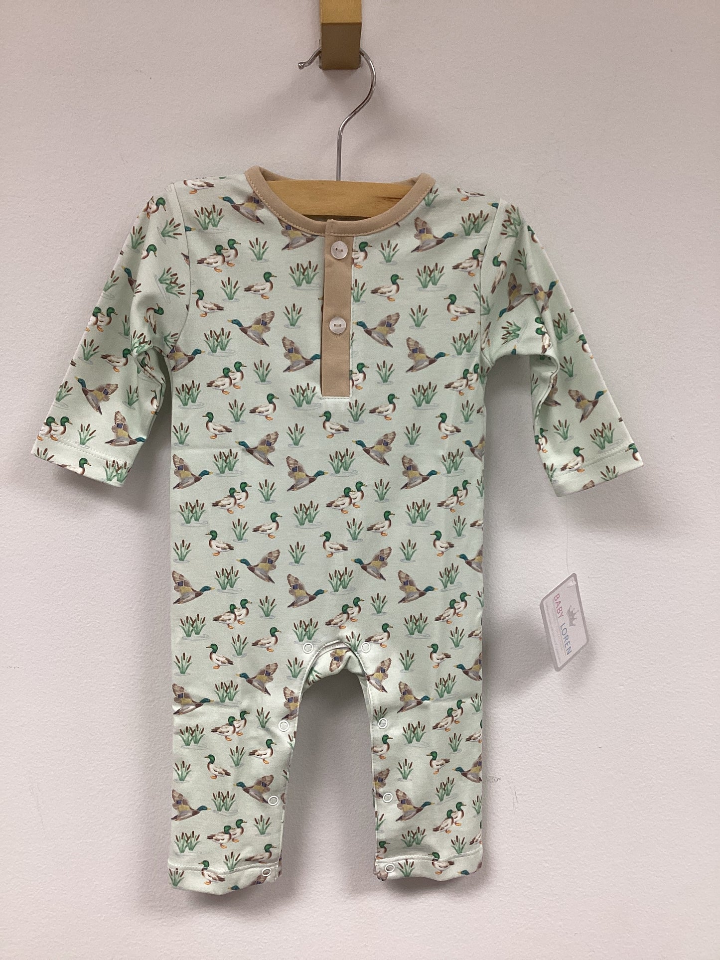 Mallard Ducks Pima Romper