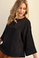 Falling Softly Blouse In Black