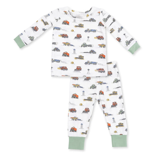 Angel Dear Farm Machines Long Sleeve Loungewear Set