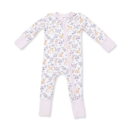 Angel Dear Floral Deer Convertible Romper