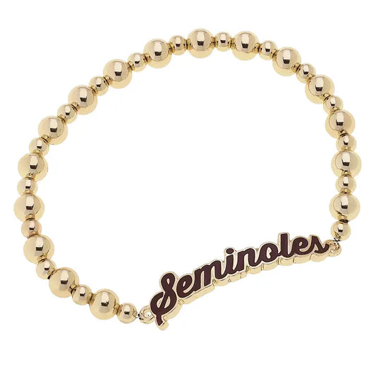 Florida State Seminoles Autograph Enamel Stretch Bracelet
