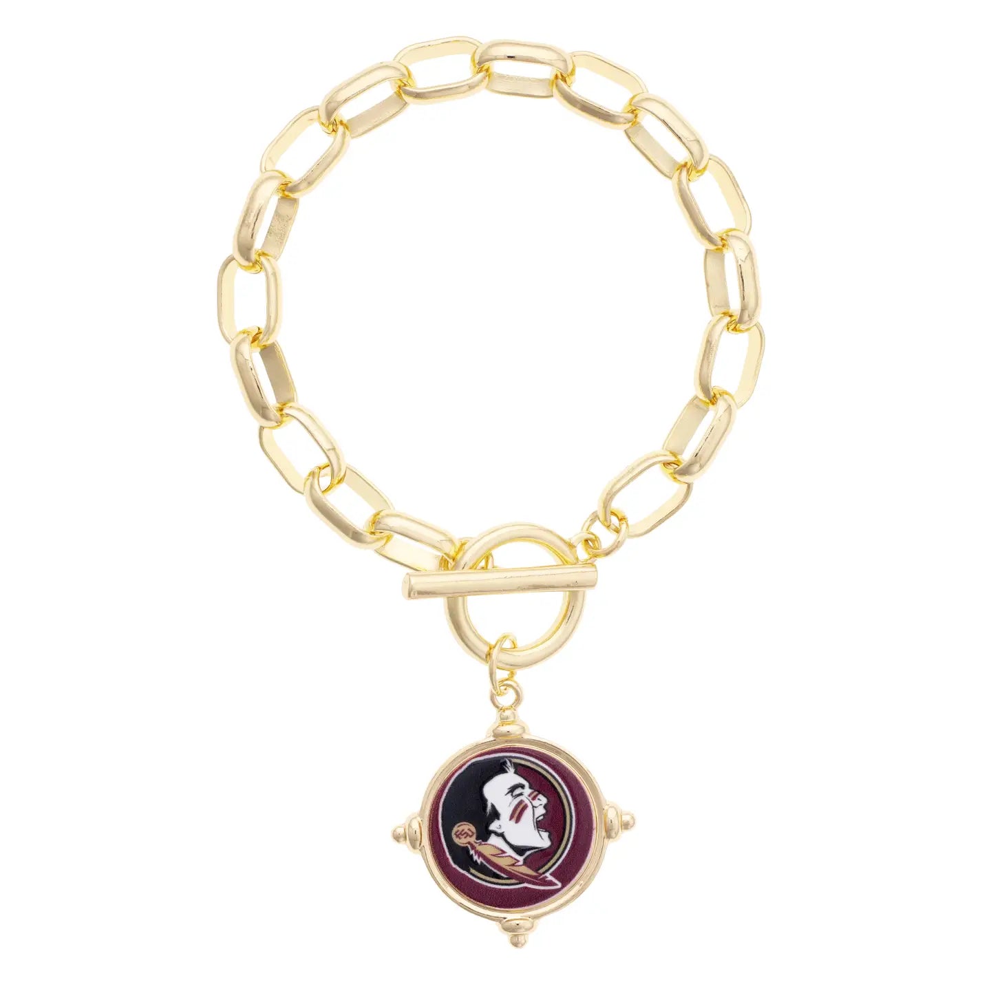 Florida State Seminoles Logo Intaglio Bracelet
