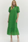 Freshly Picked Midi Dress In Green