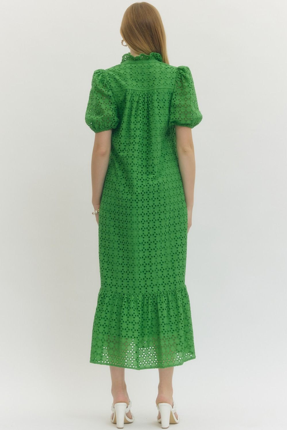 Freshly Picked Midi Dress In Green
