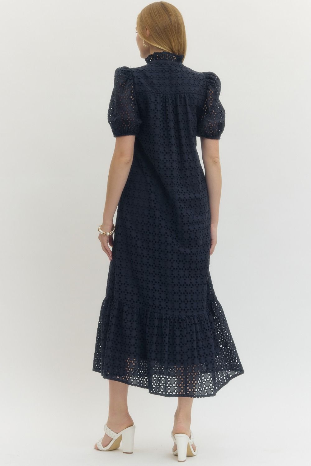 Freshly Picked Midi Dress In Navy