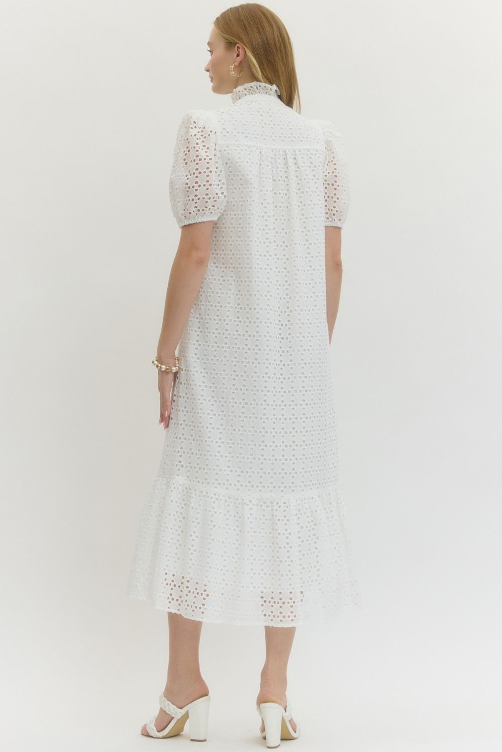 Freshly Picked Midi Dress In Off White