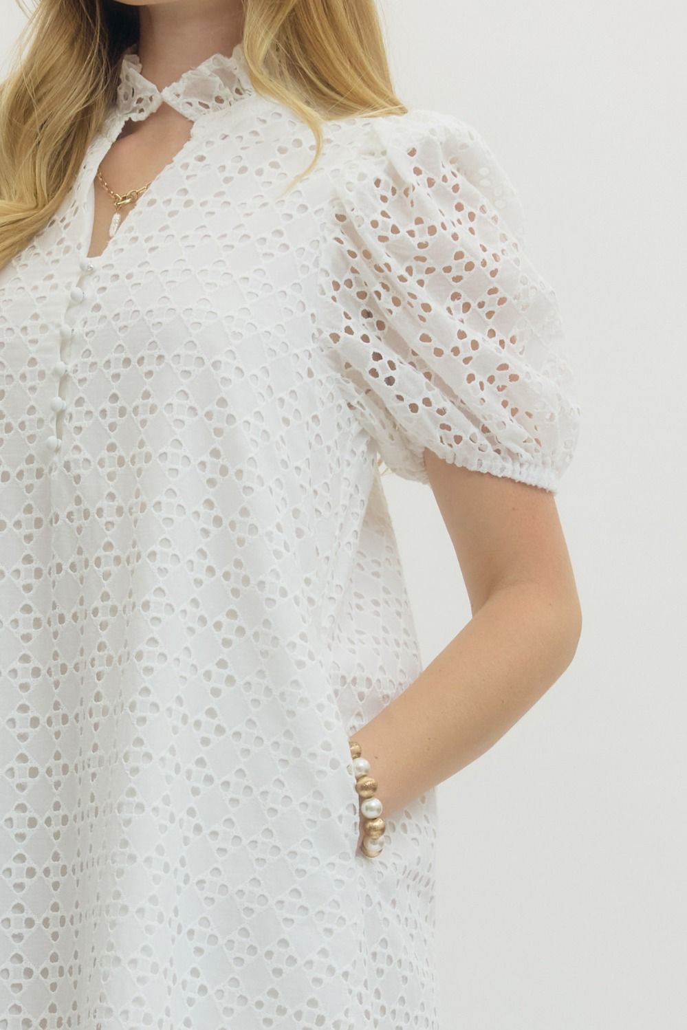 Freshly Picked Midi Dress In Off White