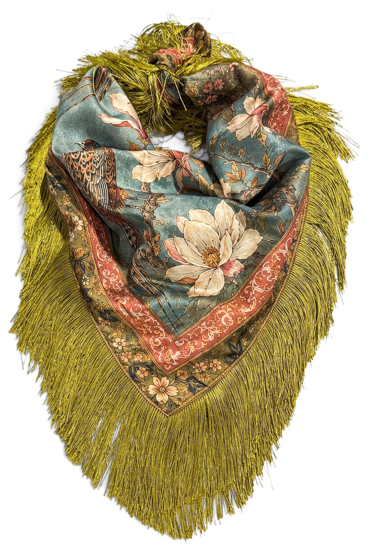Fringe Scarf Pheasant