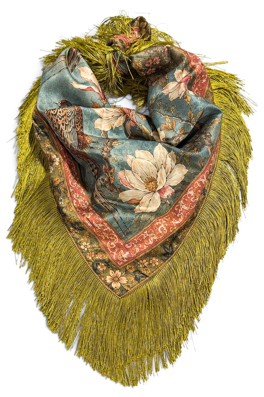 Fringe Scarf Pheasant