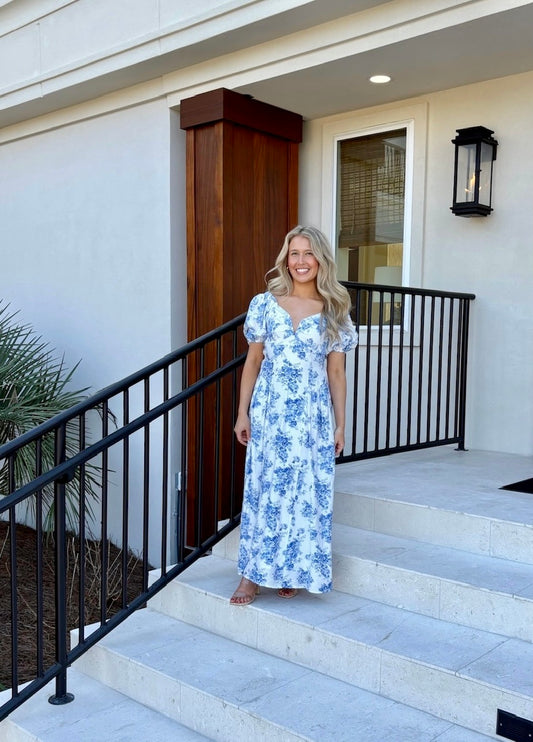 You Are Perfection Floral Maxi Dress