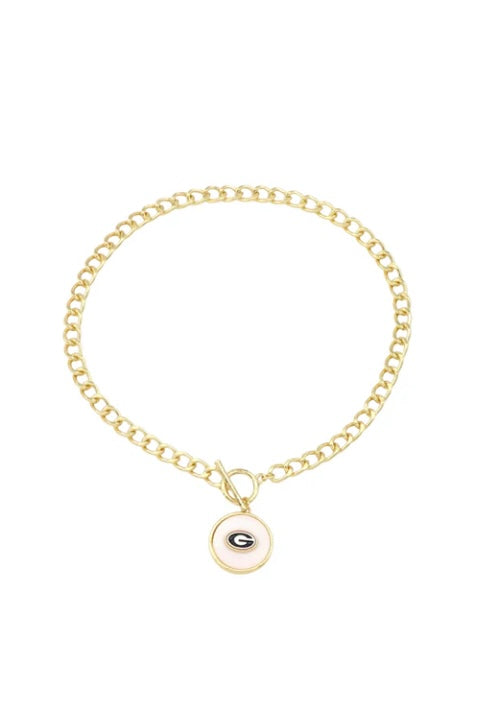 Georgia Bulldogs Logo Necklace