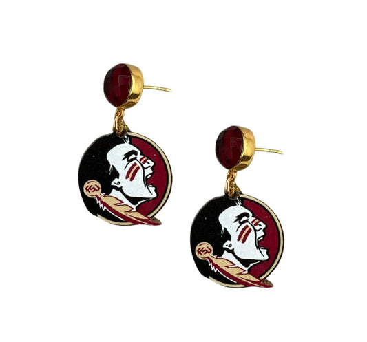 Florida State Mini Seminoles Earrings