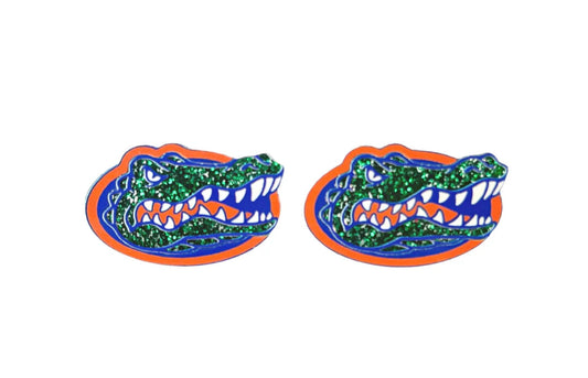 Florida Gators Logo Stud Earrings
