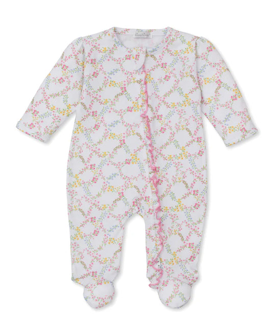 Kissy Kissy Garden Trellis Zip Footie