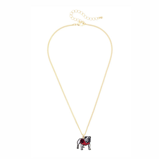 Georgia Bulldogs Enamel Icon Necklace