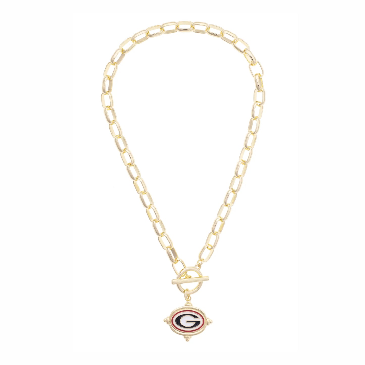 Georgia Bulldogs Logo Intaglio Necklace